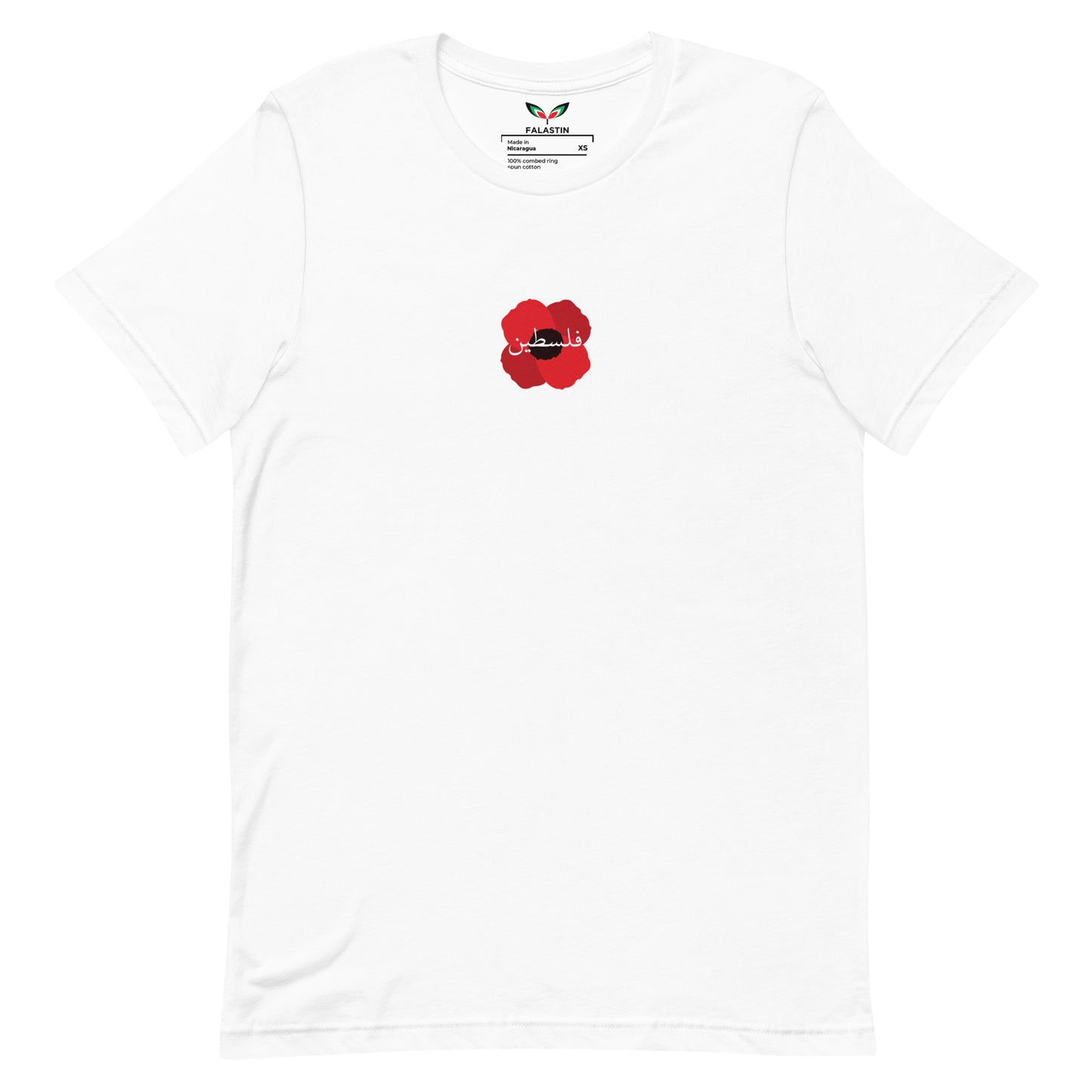 FALASTIN ARABIC POPPY TEE (BACK)