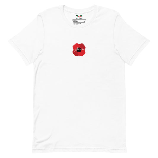 FALASTIN ARABIC POPPY TEE (BACK)