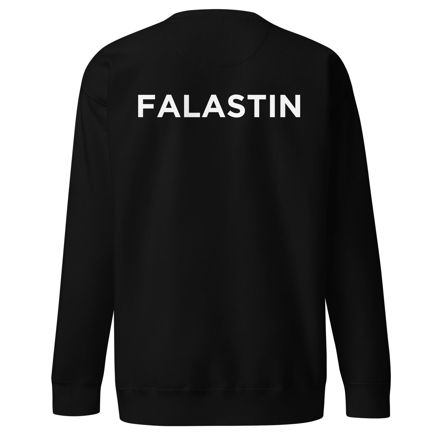 FALASTIN BLACK ORIGINAL SWEATSHIRT (BACK)