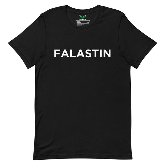 FALASTIN BLACK ORIGINAL TEE (FRONT)