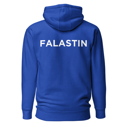 FALASTIN BLUE ORIGINAL HOODIE (BACK)