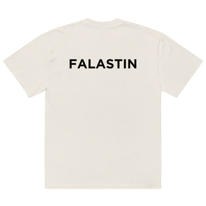 FALASTIN BONE OVERSIZED TEE (BACK)