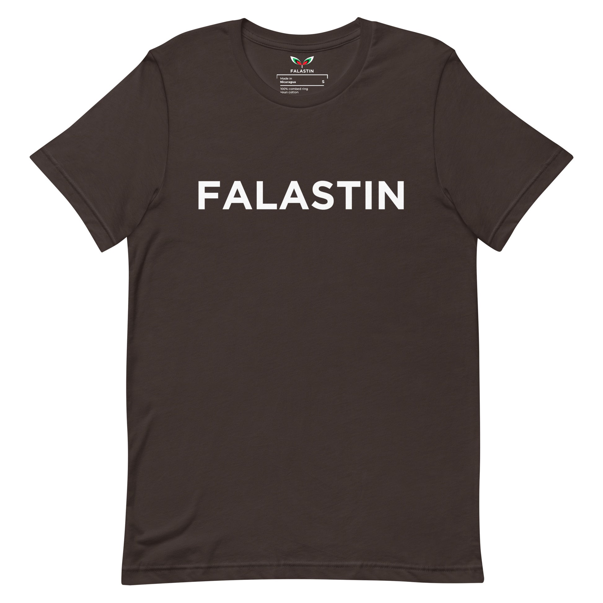 FALASTIN BROWN ORIGINAL TEE (FRONT)