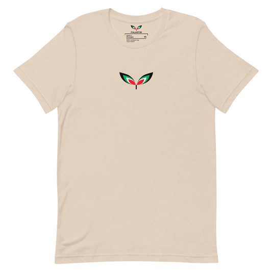 FALASTIN CREAM LOGO TEE (FRONT)