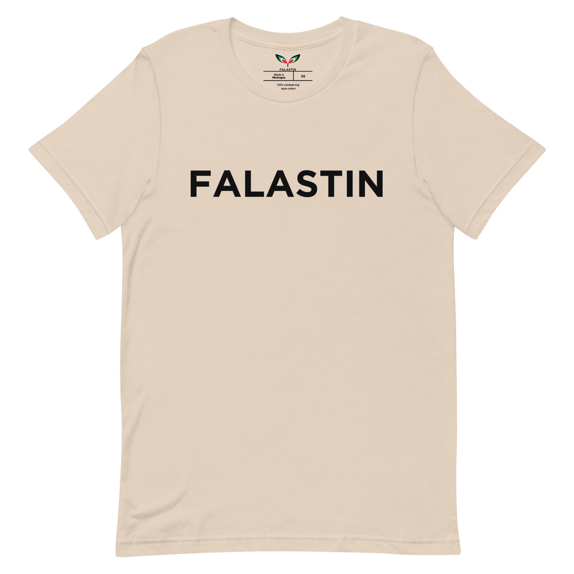 FALASTIN CREAM ORIGINAL TEE (FRONT)