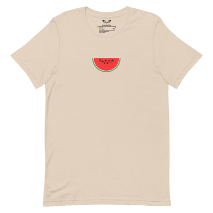 FALASTIN CREAM WATERMELON TEE (FRONT)