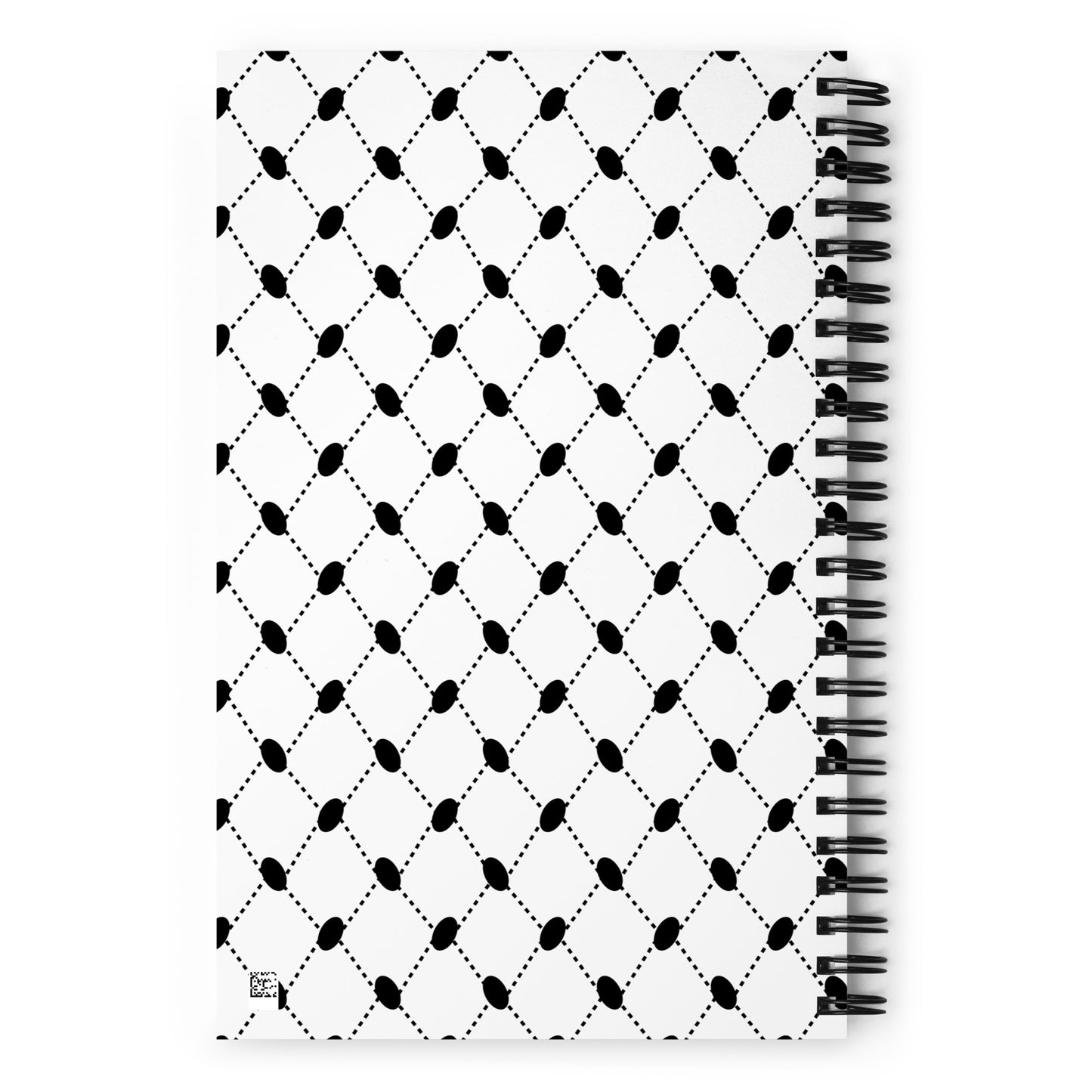 FALASTIN DOTTED SPIRAL NOTEBOOK (BACK)