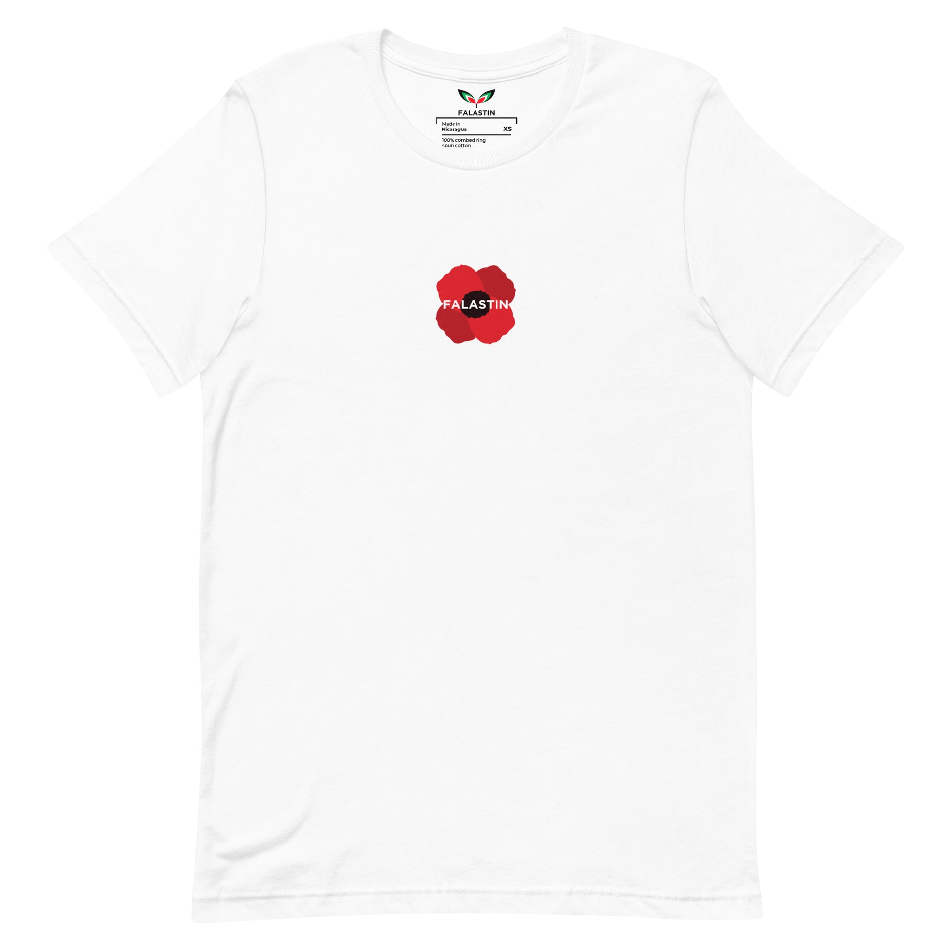 FALASTIN ENGLISH POPPY TEE (FRONT)