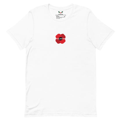 FALASTIN ENGLISH POPPY TEE (FRONT)