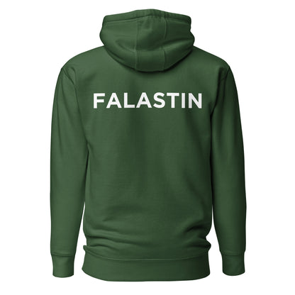 FALASTIN GREEN ORIGINAL HOODIE (BACK)