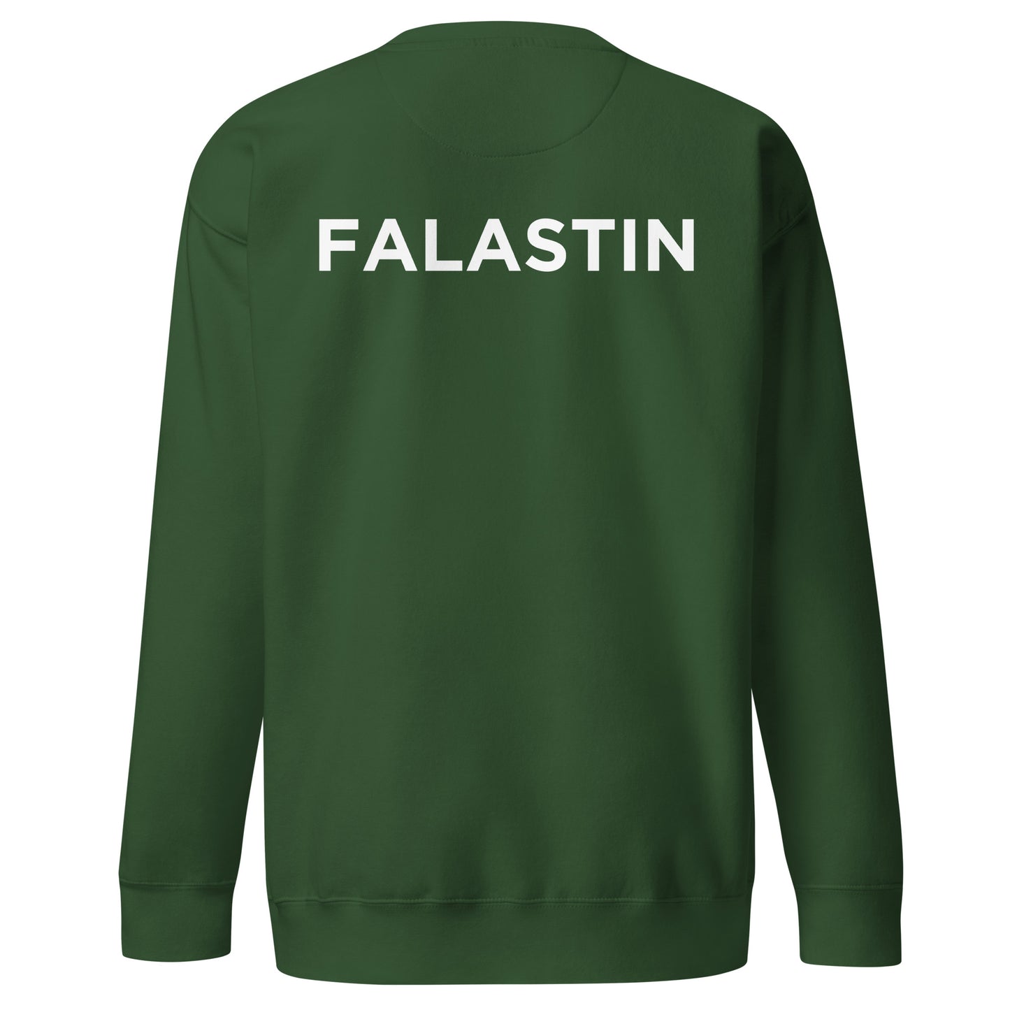 FALASTIN GREEN ORIGINAL SWEATSHIRT (BACK)