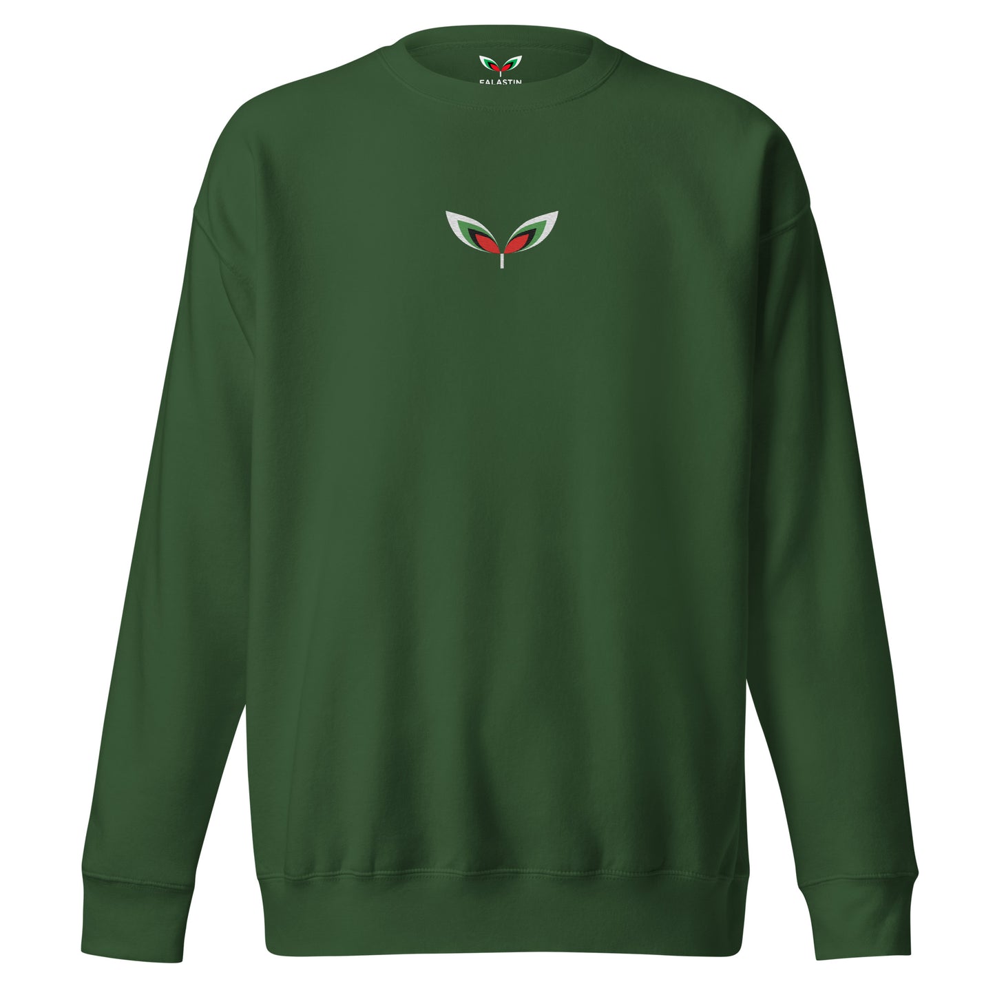 FALASTIN GREEN ORIGINAL SWEATSHIRT (FRONT)