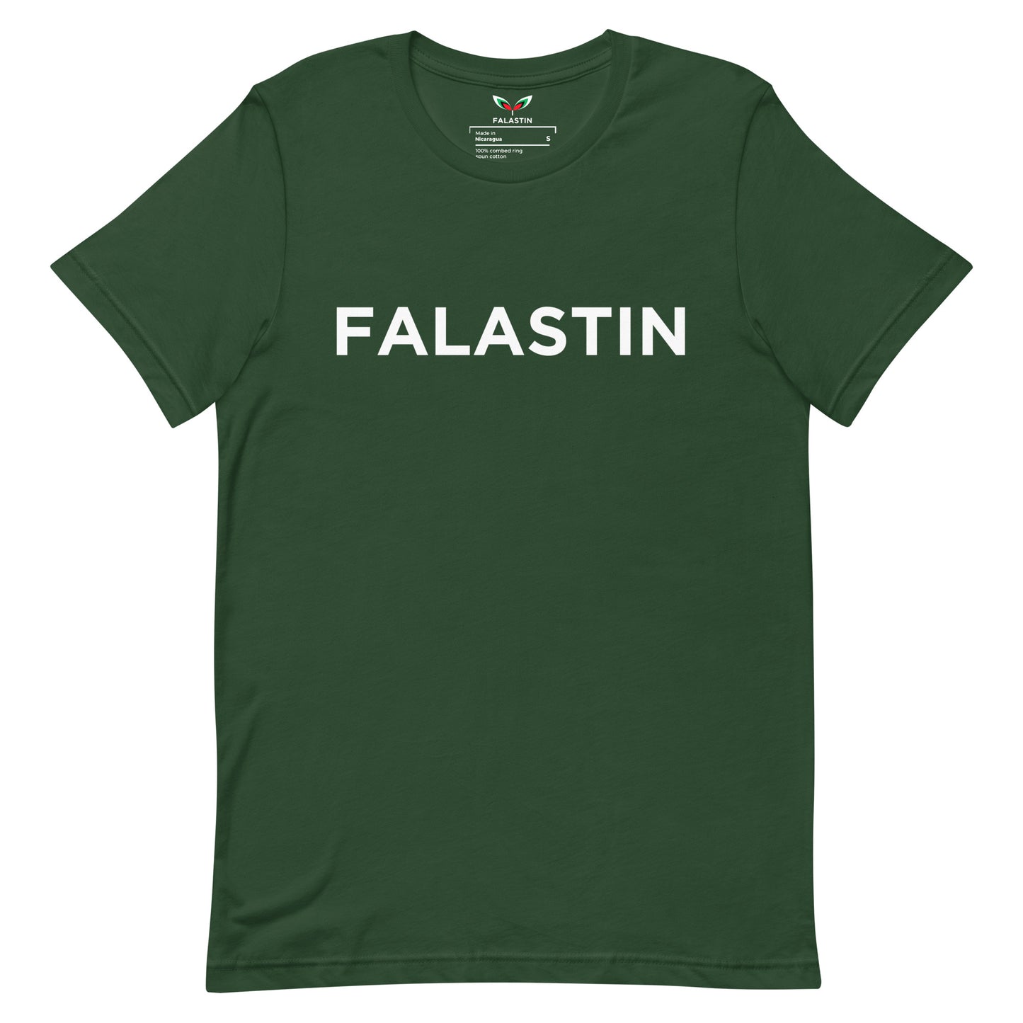 FALASTIN GREEN ORIGINAL TEE (FRONT)