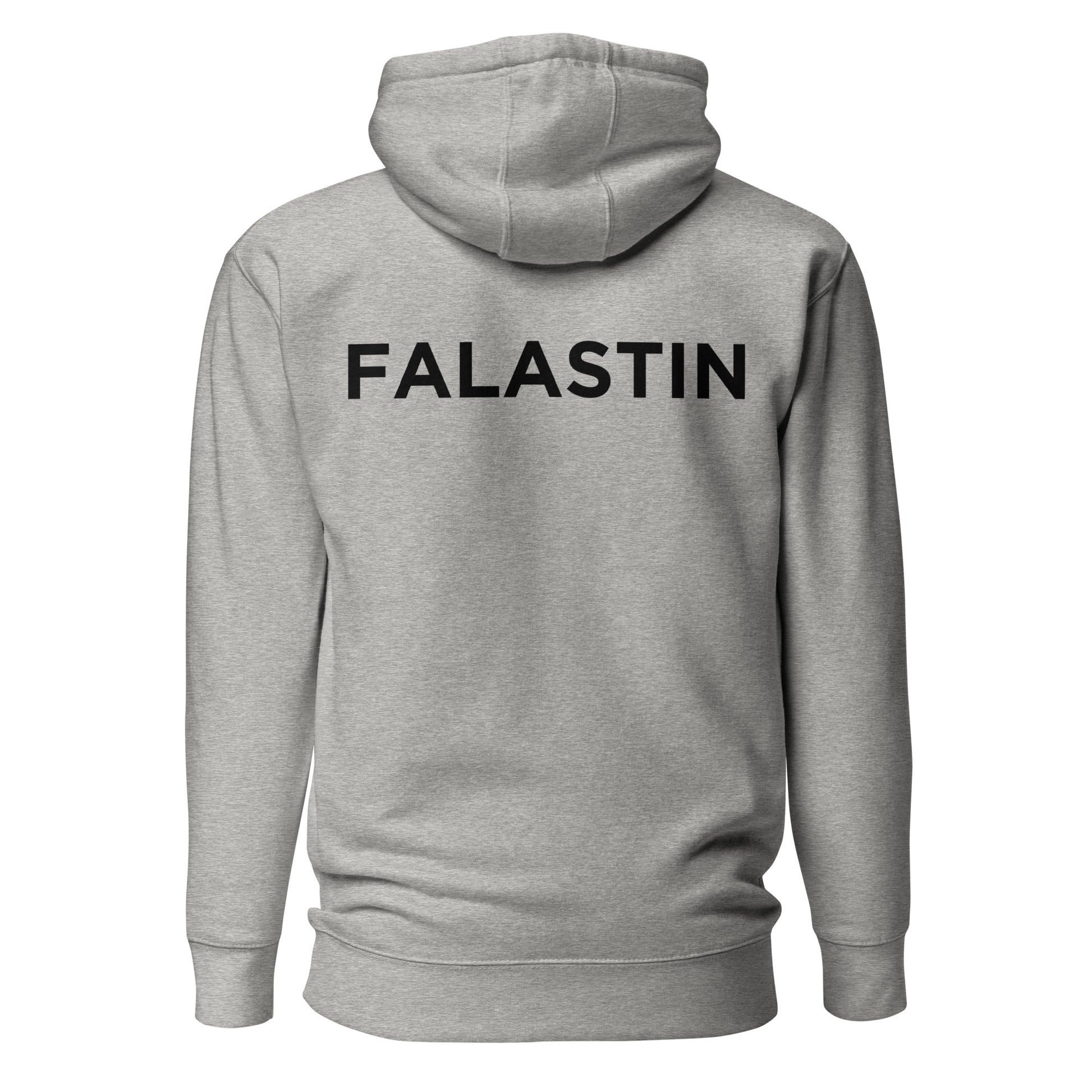 FALASTIN GREY ORIGINAL HOODIE (BACK)