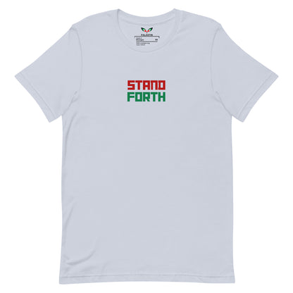 FALASTIN LIGHT BLUE STAND FORTH TEE (FRONT)