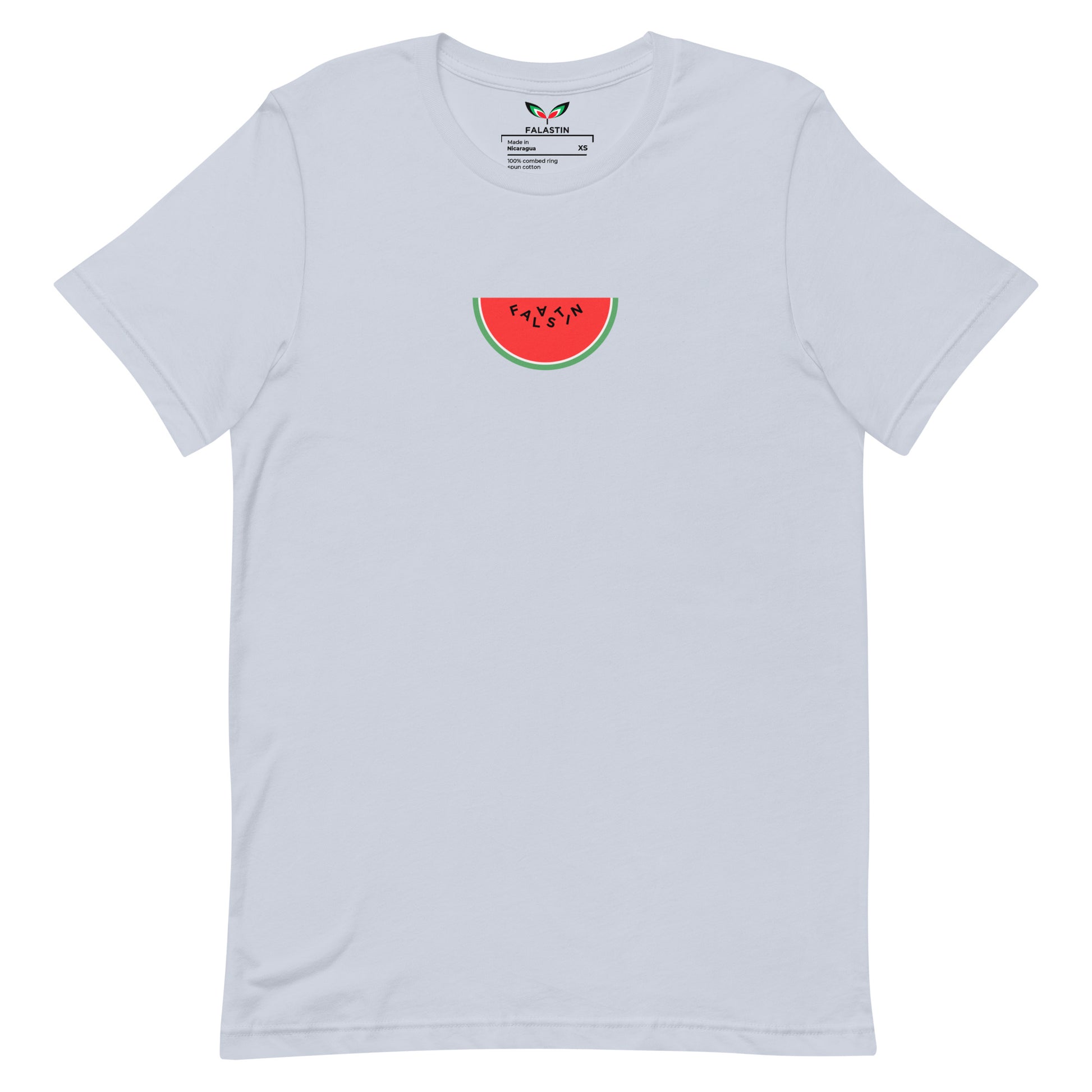 FALASTIN LIGHT BLUE WATERMELON TEE (FRONT)