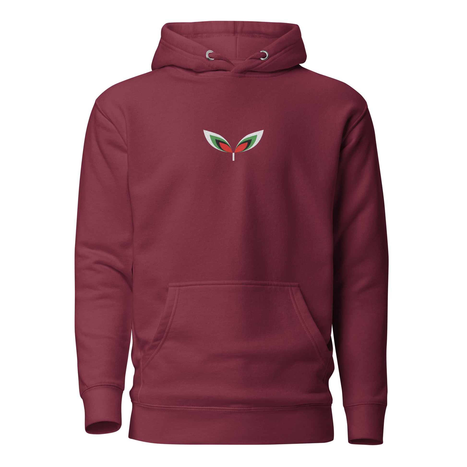 FALASTIN MAROON ORIGINAL HOODIE (FRONT)