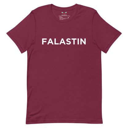 FALASTIN MAROON ORIGINAL TEE (FRONT)