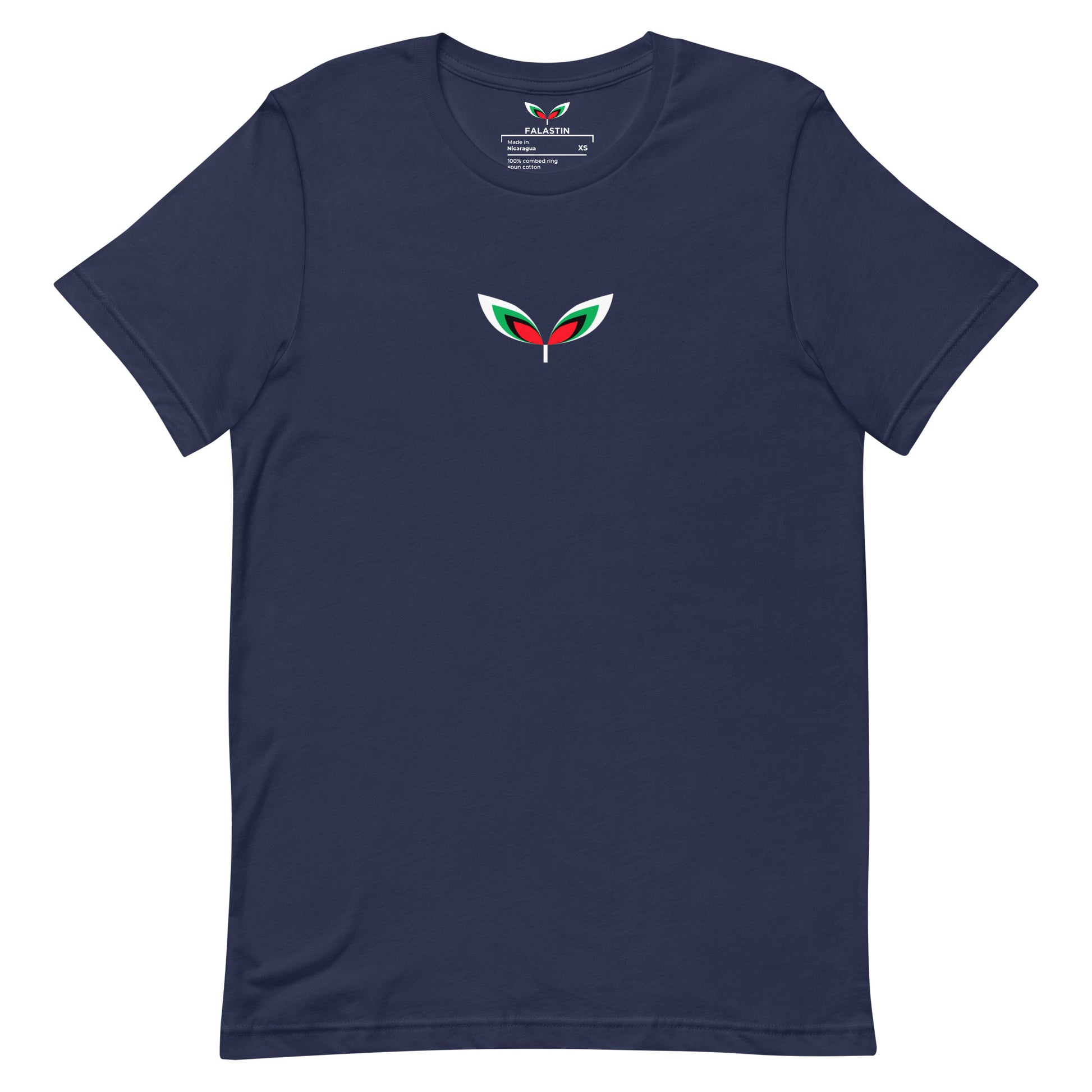 FALASTIN NAVY LOGO TEE (FRONT)