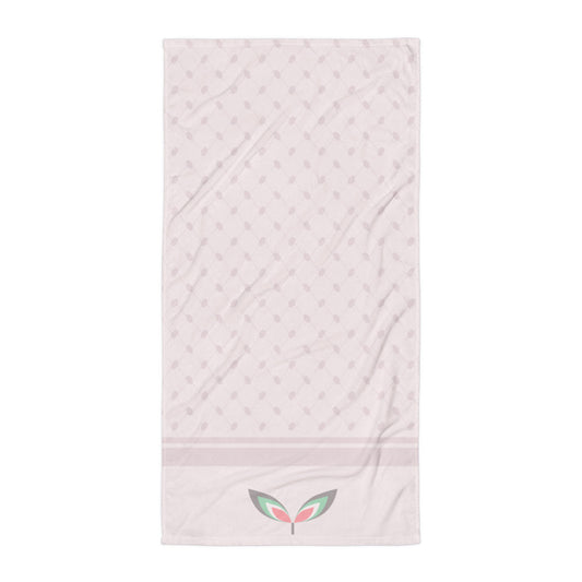 FALASTIN PINK BEACH TOWEL (FRONT)