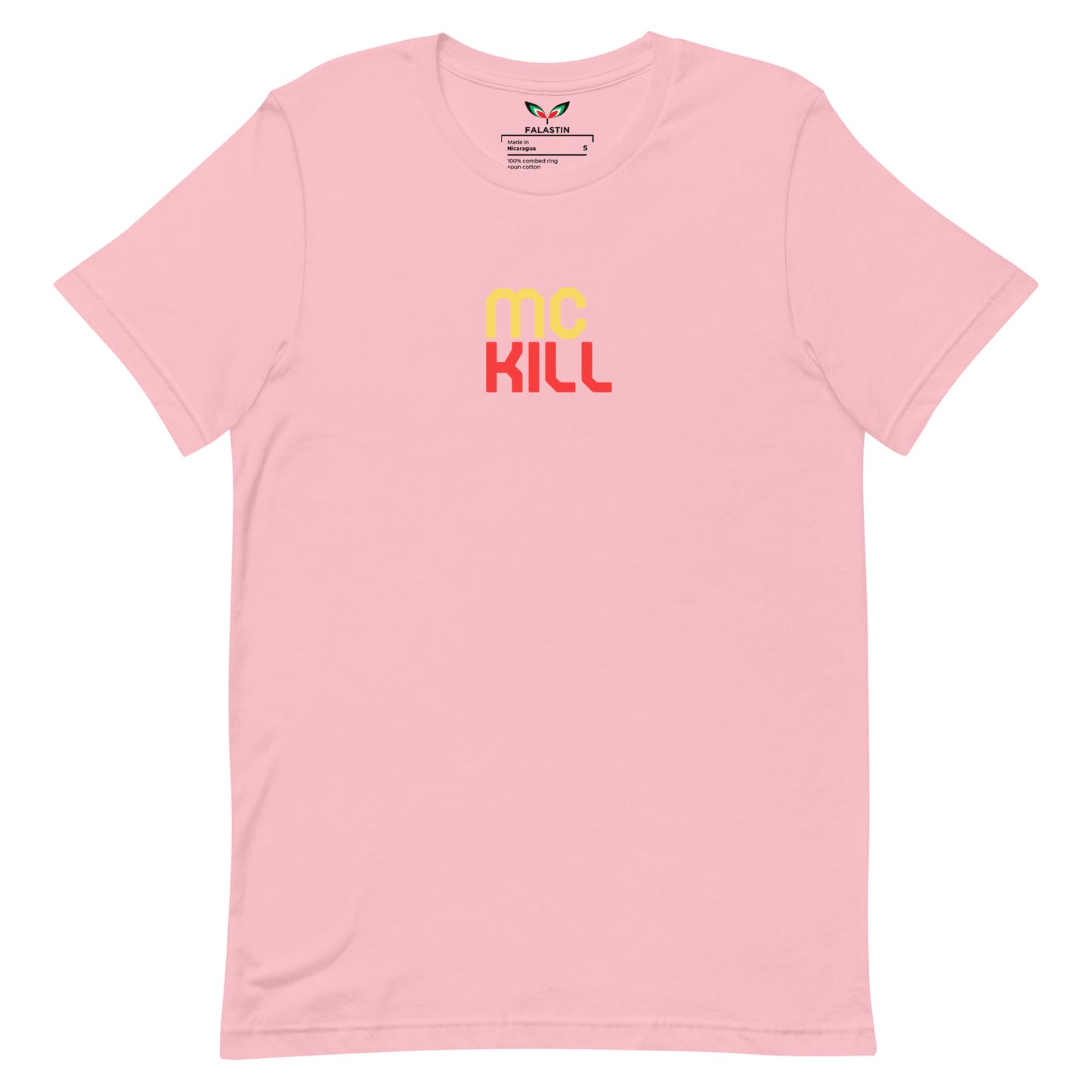 FALASTIN PINK MCKILL TEE (FRONT)