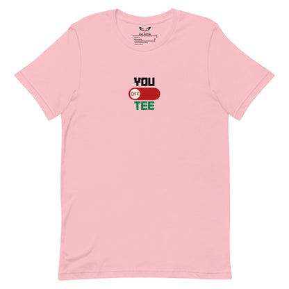 FALASTIN PINK YOU OFF TEE (FRONT)