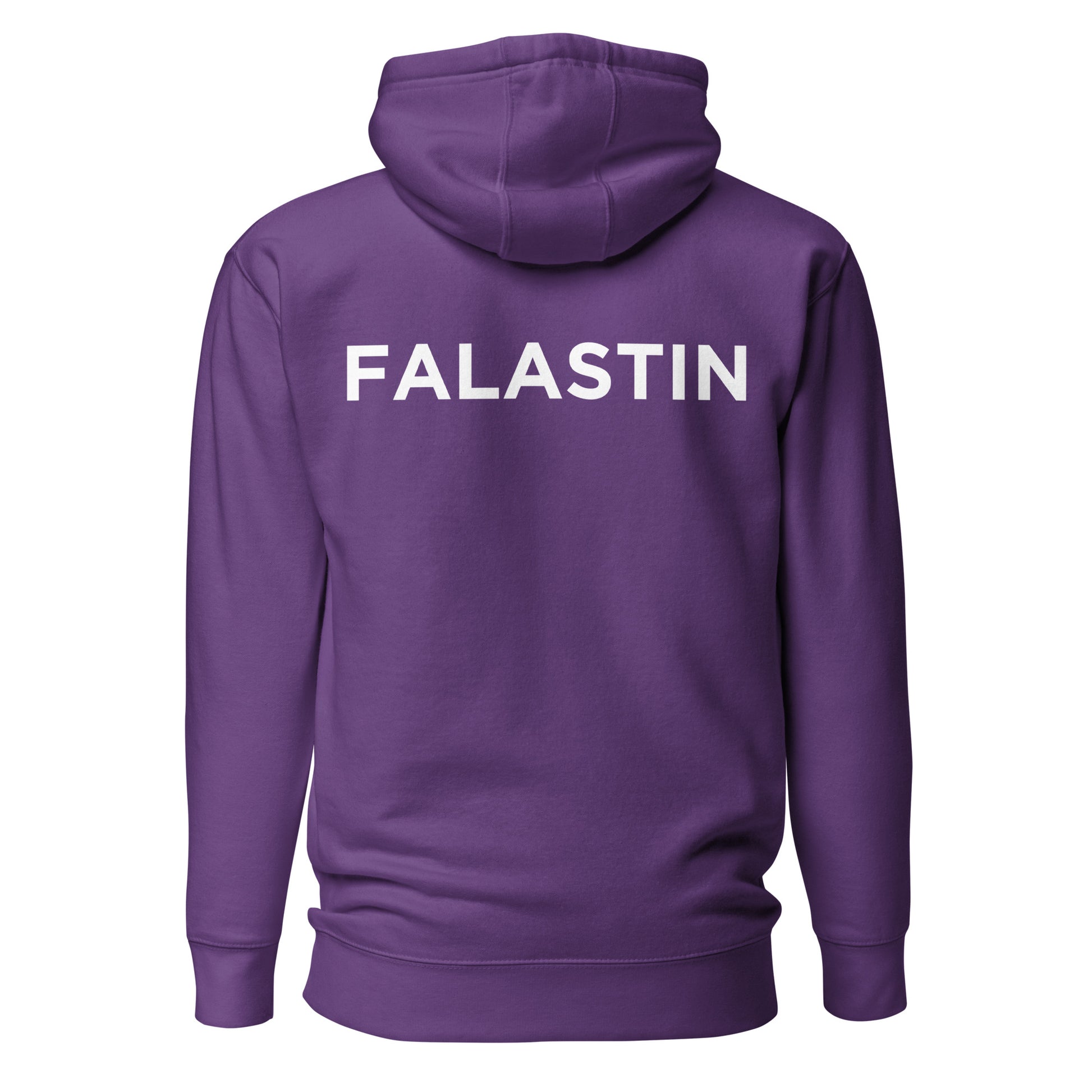 FALASTIN PURPLE ORIGINAL HOODIE (BACK)