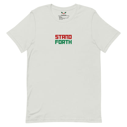 FALASTIN SILVER STAND FORTH TEE (FRONT)