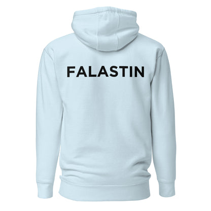 FALASTIN SKY BLUE ORIGINAL HOODIE (BACK)