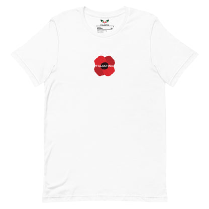 FALASTIN SPANISH POPPY TEE (FRONT)