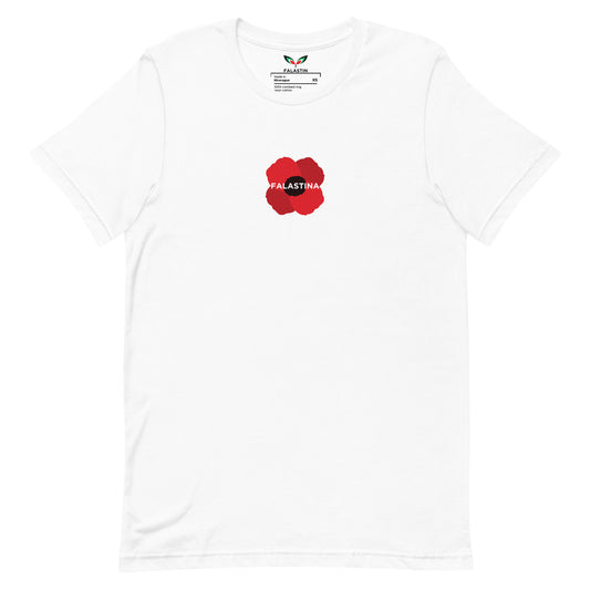 FALASTIN SPANISH POPPY TEE (FRONT)