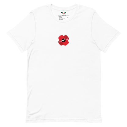 FALASTIN URDU POPPY TEE (FRONT)