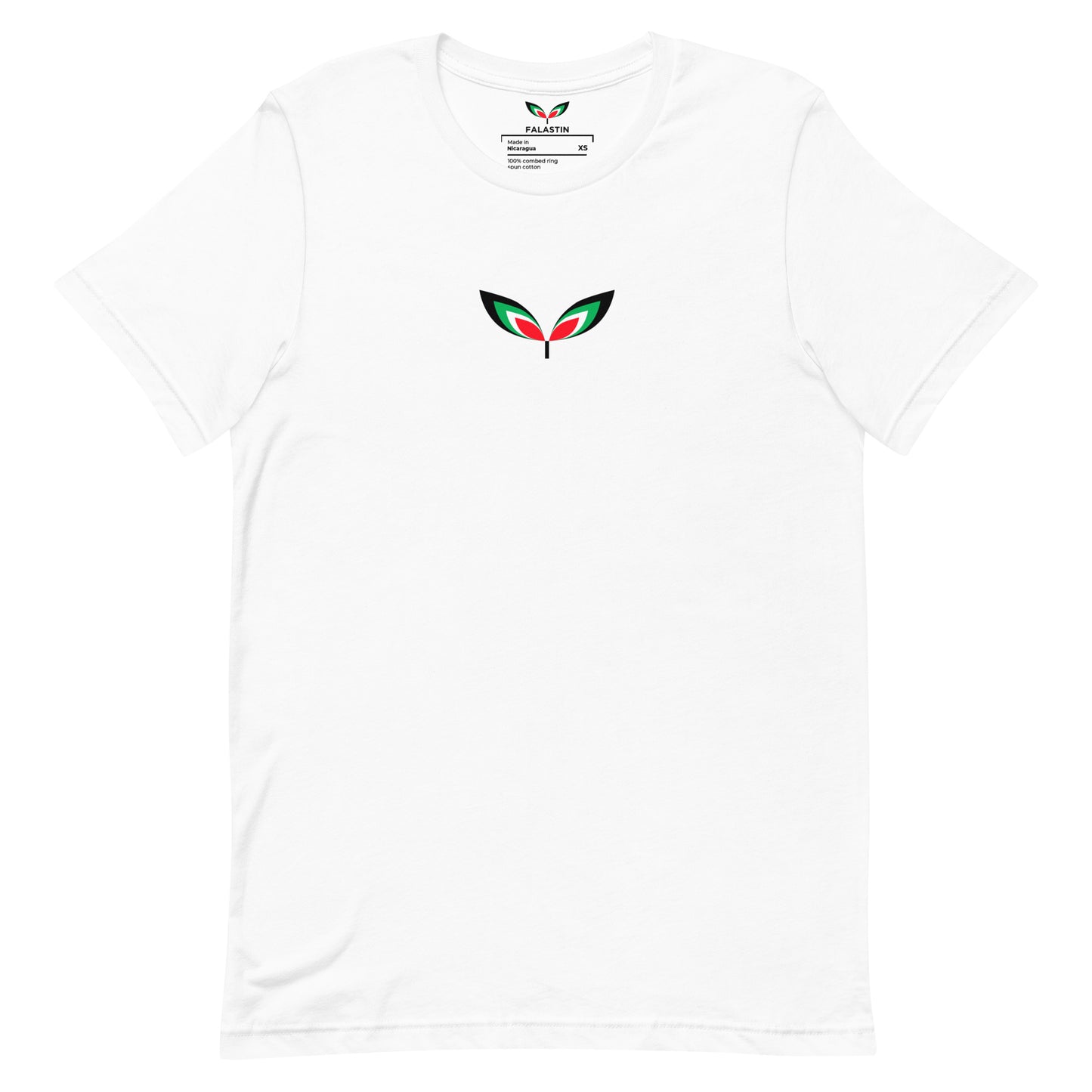 FALASTIN WHITE LOGO TEE (FRONT)