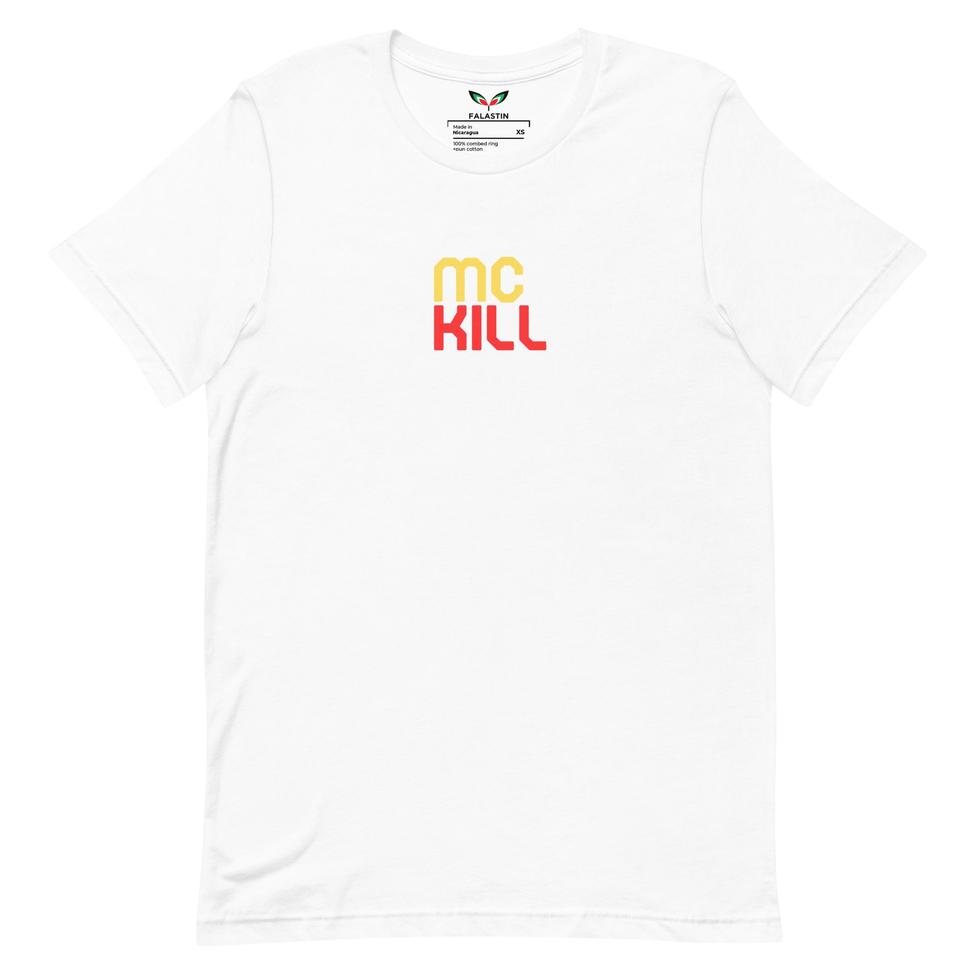 FALASTIN WHITE MCKILL TEE (FRONT)