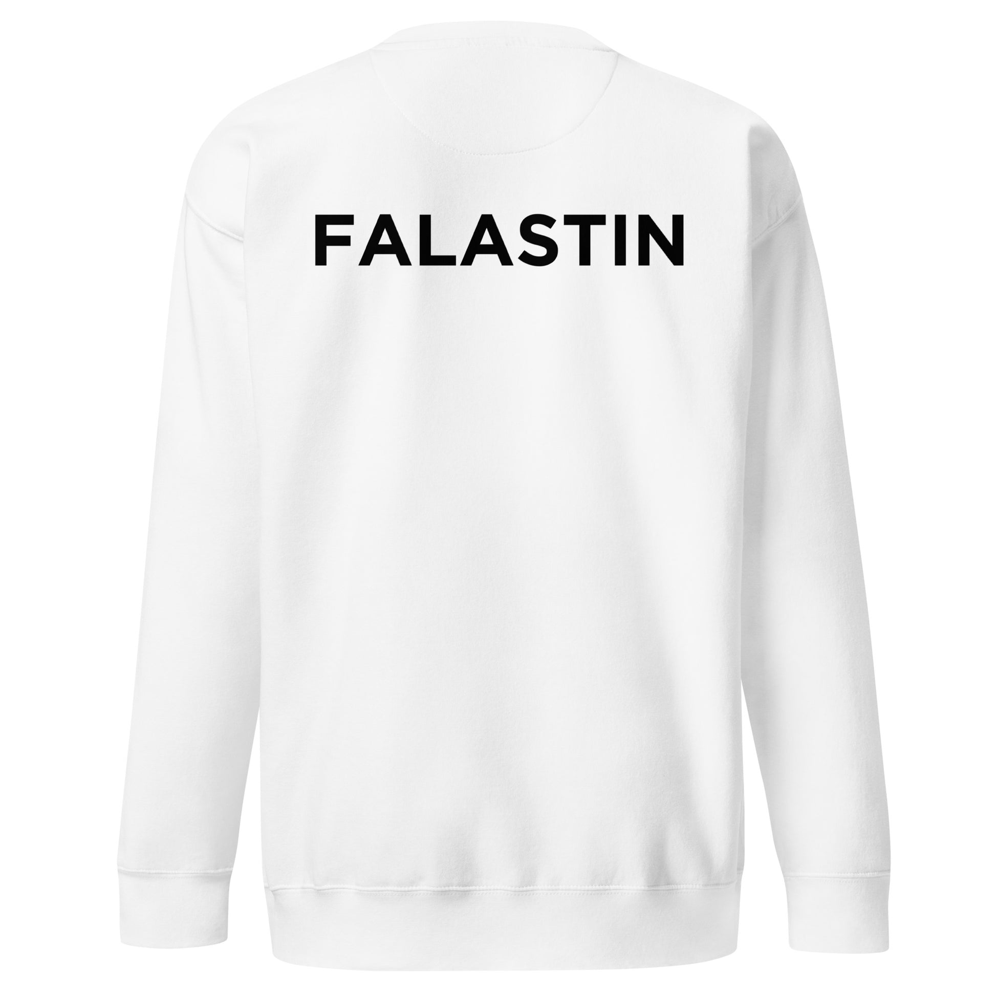 FALASTIN WHITE ORIGINAL SWEATSHIRT (BACK)