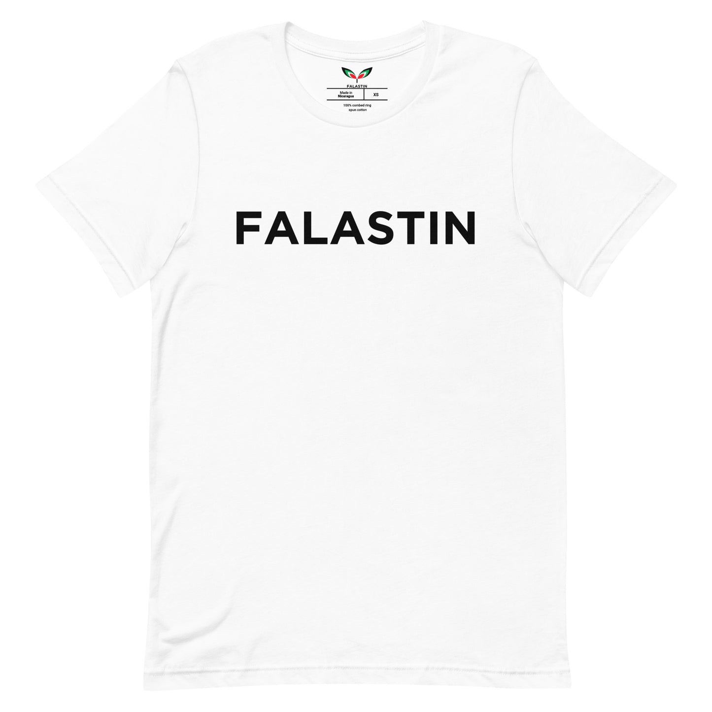 FALASTIN WHITE ORIGINAL TEE (FRONT)