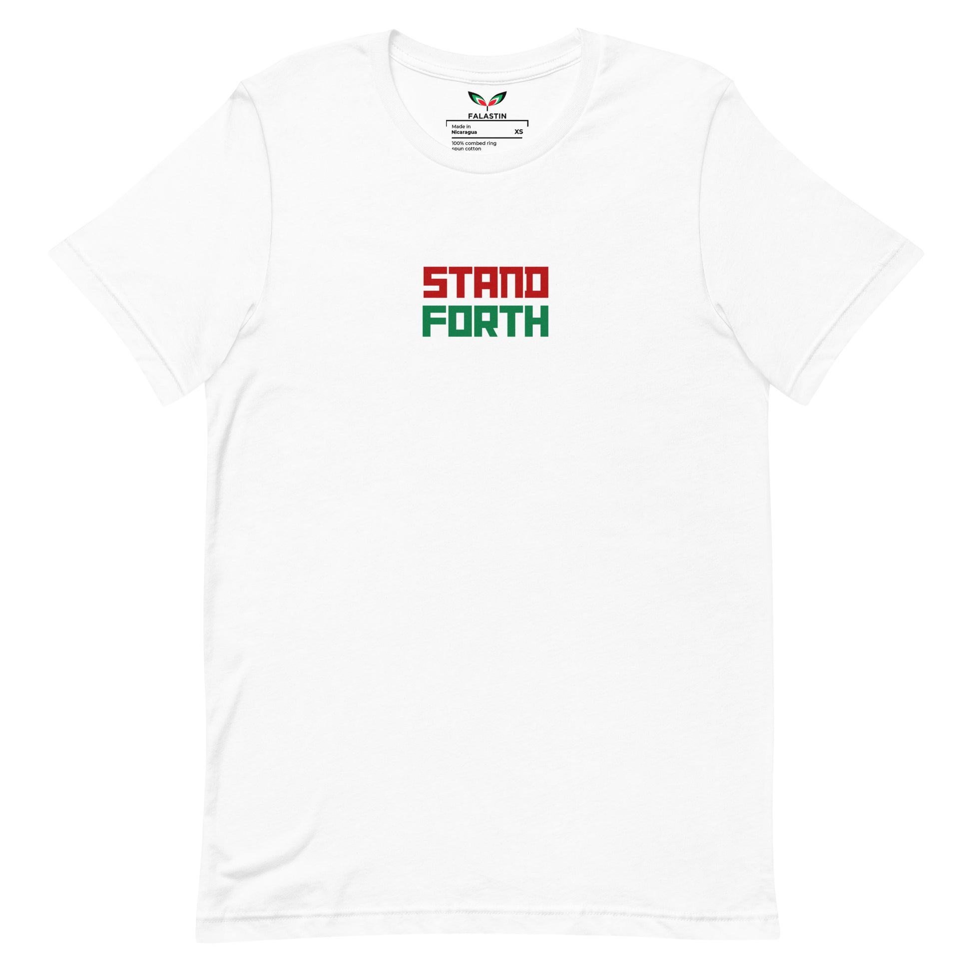 FALASTIN WHITE STAND FORTH TEE (FRONT)