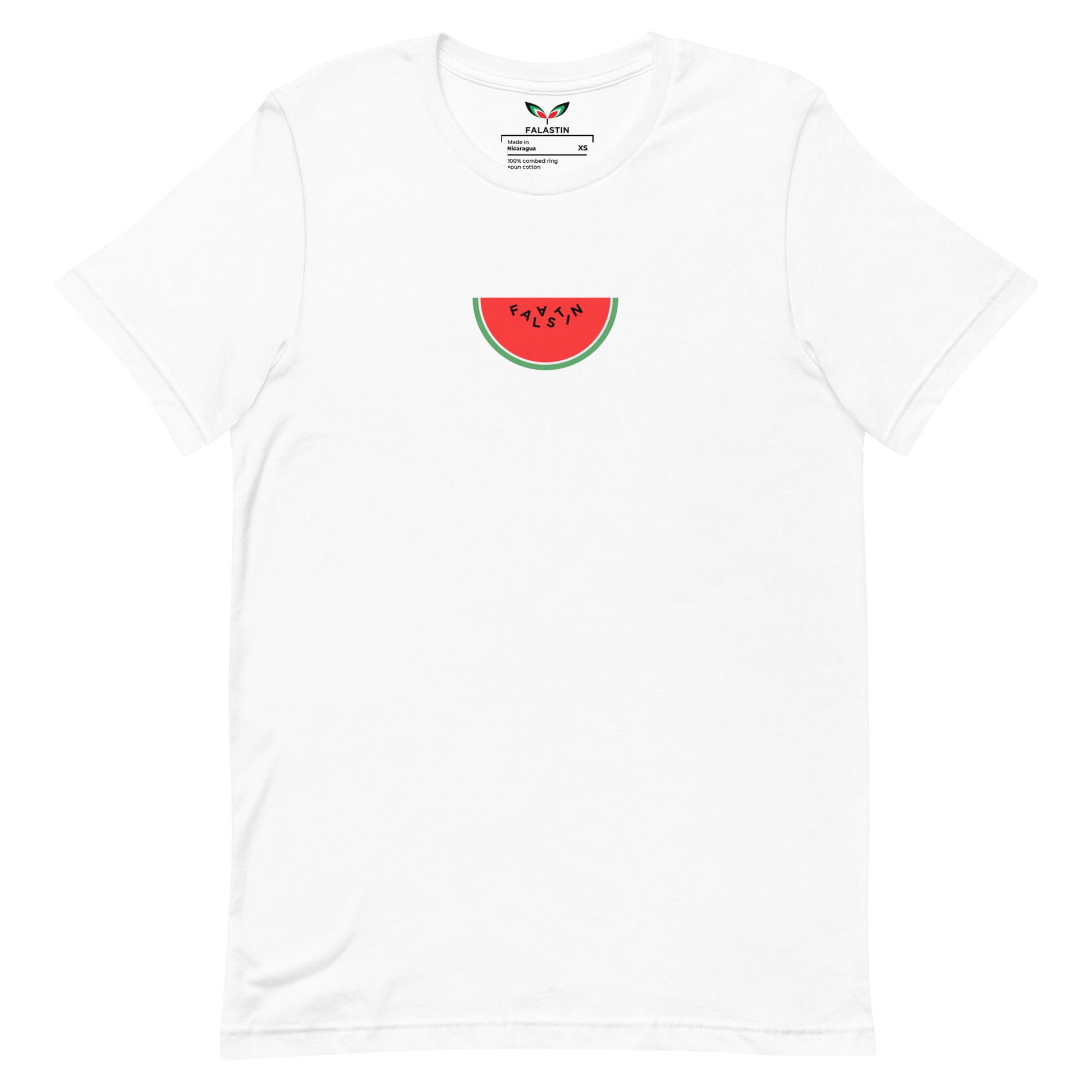 FALASTIN WHITE WATERMELON TEE (FRONT)