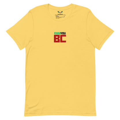 FALASTIN YELLOW EWWYOU BC TEE (FRONT)